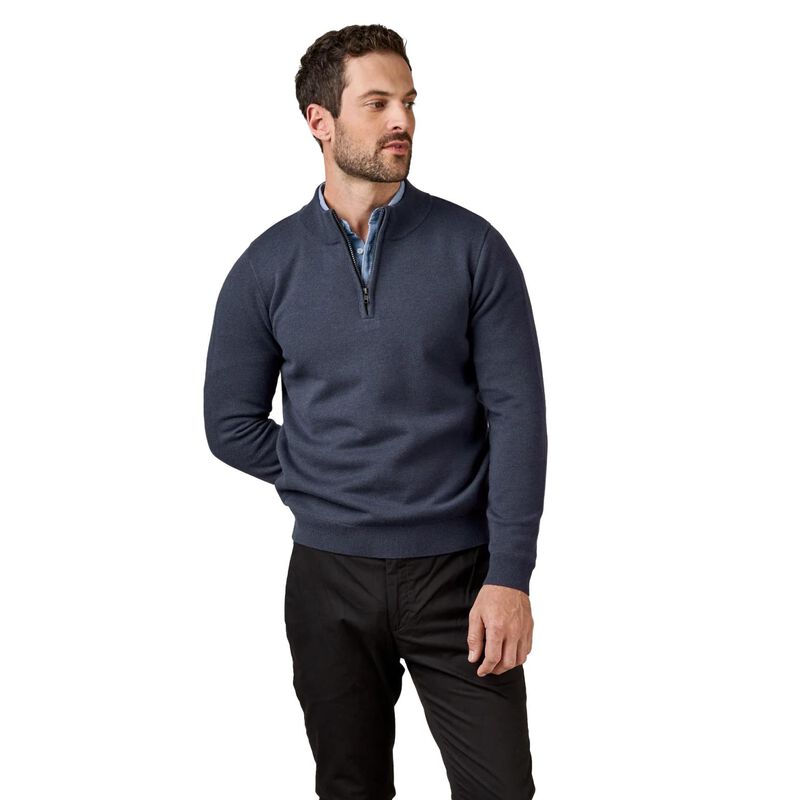 Rembrandt Mataura Indigo Blue 1/4 Zip Jersey image number 0